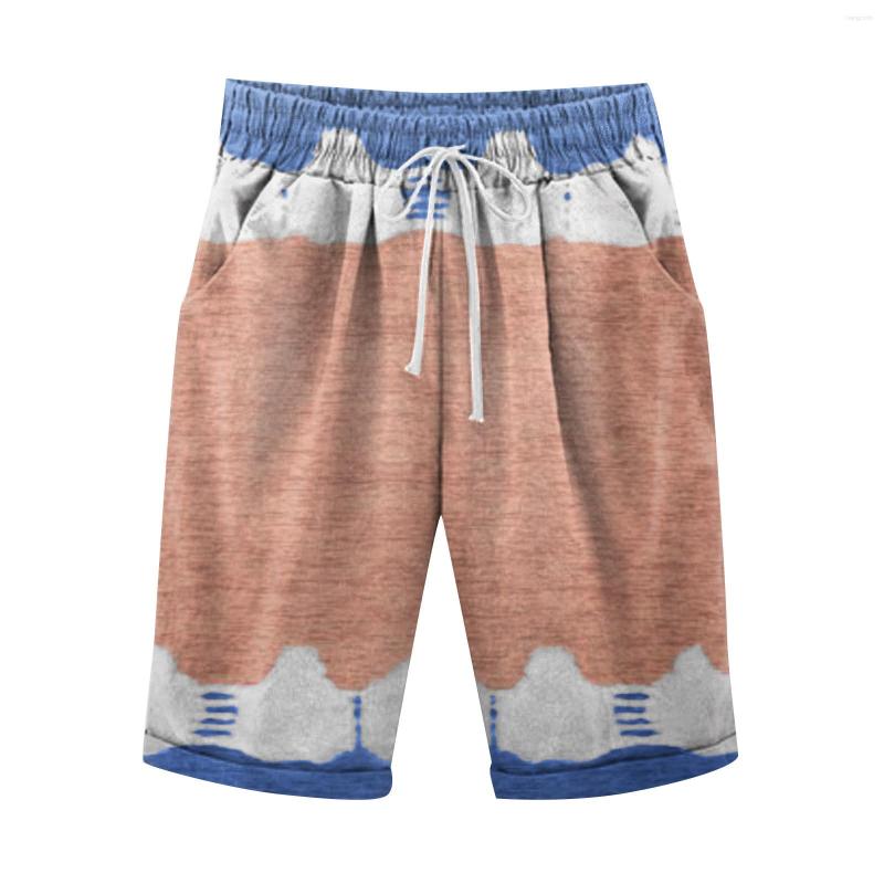 Women's Shorts Women Color Matching Print Summer High Waisted Lacing Beach Cotton Linen Workout Pocket Five Point Pants 4, Purple
Women's Shorts Women Color Matching Print Summer High Waisted Lacing Beach Cotton Linen Workout Pocket Five Point Pants 4, Purple