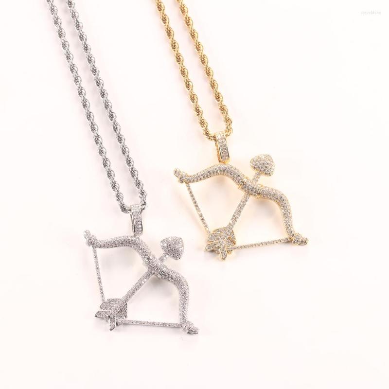 Pendant Necklaces Mythical Cupid's Arrow Personality Hip Hop Solid Microinlaid With Zircon Chaoren Necklace Jewelry
Pendant Necklaces Mythical Cupid's Arrow Personality Hip Hop Solid Microinlaid With Zircon Chaoren Necklace Jewelry
