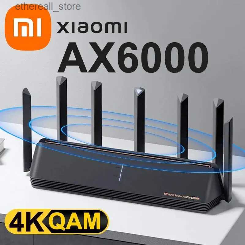 Routers Routers AX6000 AIoT Router 6000Mbs WiFi6 5GHz VPN 512MB Qualcomm CPU Mesh Repeater External Signal Network Amplifier Smart Home Q231114
