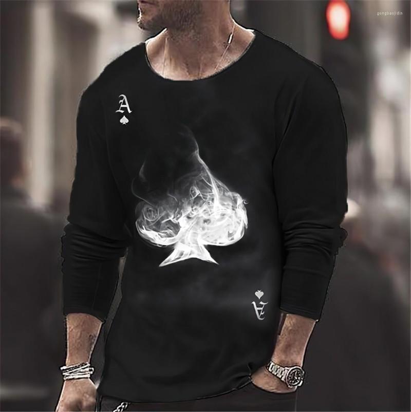 Men' T Shirts Long Sleeve Men' Cotton T-Shirts Tee Poker Print Slim Fit Fall Shirt Elastic Fashion Tops 2023, Ofsr-0031
Men' T Shirts Long Sleeve Men' Cotton T-Shirts Tee Poker Print Slim Fit Fall Shirt Elastic Fashion Tops 2023, Ofsr-0031