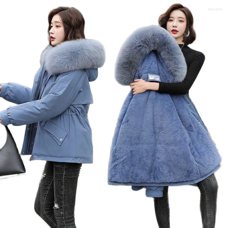 Women's Trench Coats 2023Winter Clothes Large Fur Collar Ladies Jacket Thicken Add Velvet Short Cotton Overcoat Parka Female Outerwear, Colour3
Women's Trench Coats 2023Winter Clothes Large Fur Collar Ladies Jacket Thicken Add Velvet Short Cotton Overcoat Parka Female Outerwear, Colour3