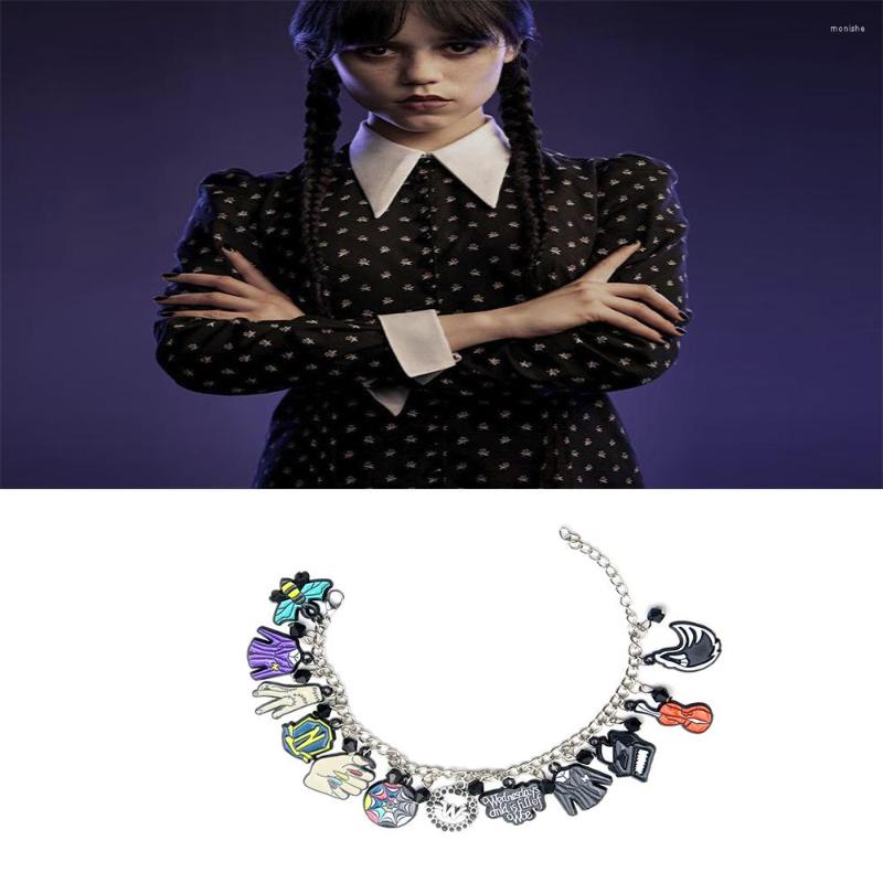 Bangle Movie The Addams Family Wednesday Bracelet A Variety Of Characters Props Dress Up Jewelry Boys And Girls Holiday Gift
Bangle Movie The Addams Family Wednesday Bracelet A Variety Of Characters Props Dress Up Jewelry Boys And Girls Holiday Gift