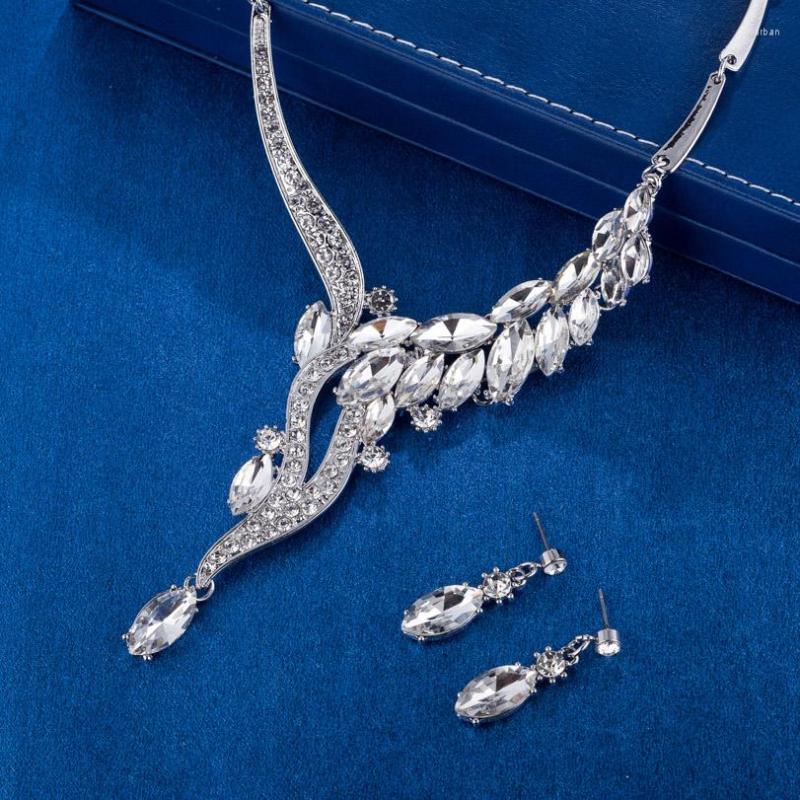 Necklace Earrings Set FARLENA Wedding Jewelry Fashion Crystal Rhinestones For Women Party Bridal Sets, Picture shown
Necklace Earrings Set FARLENA Wedding Jewelry Fashion Crystal Rhinestones For Women Party Bridal Sets, Picture shown