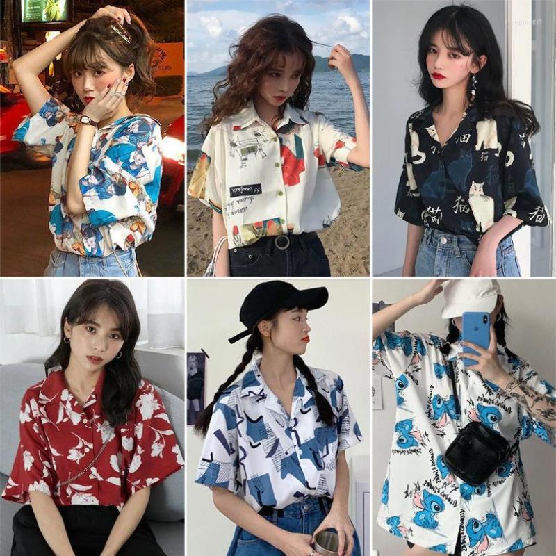 Women's Blouses 2023 Women Man Dragon Printing Streetwear Short Sleeve Shirts Oversized Tops Harajuku Female Blusas Mujer
Women's Blouses 2023 Women Man Dragon Printing Streetwear Short Sleeve Shirts Oversized Tops Harajuku Female Blusas Mujer