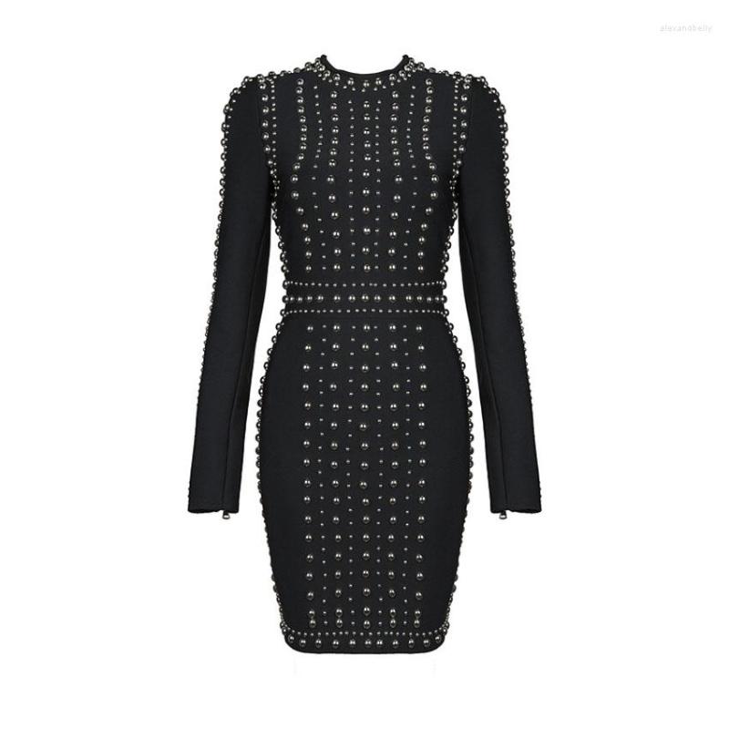 Casual Dresses Black Beading Autumn Winter Bodycon Bandage Female Dress Woman 2023 Elegant Long Sleeve Evening Club Celebrity Party
Casual Dresses Black Beading Autumn Winter Bodycon Bandage Female Dress Woman 2023 Elegant Long Sleeve Evening Club Celebrity Party