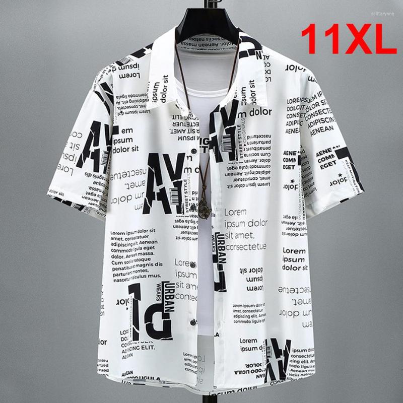 Men's Casual Shirts Summer Shirt Men Plus Size 10XL 11XL Stretch Hip Hop Streetwear Short Sleeve Blouse Big, Black
Men's Casual Shirts Summer Shirt Men Plus Size 10XL 11XL Stretch Hip Hop Streetwear Short Sleeve Blouse Big, Black