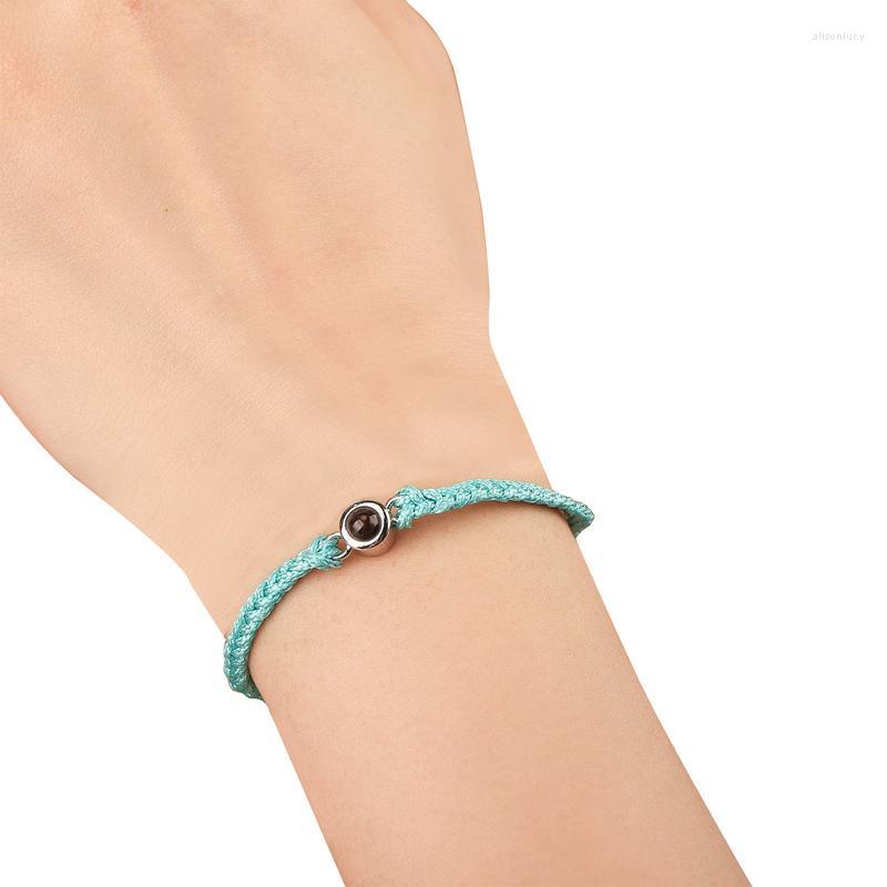 Charm Bracelets Po Projection Bracelet Adjustable 100 Languages I Love You