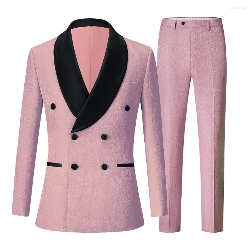 Men's Suits 2023 European And American Style Jacquard Double-breasted Solid Color Suit Green Fruit Collar Men's Dress Two-piece Set Of, Lavender
Men's Suits 2023 European And American Style Jacquard Double-breasted Solid Color Suit Green Fruit Collar Men's Dress Two-piece Set Of, Lavender