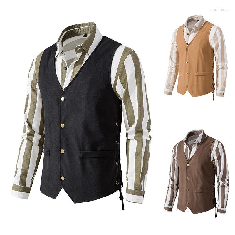 Men' Vests 2023 Foreign Trade Men' Medieval Clothing European And American Retro Short Vest Halloween, Black
Men' Vests 2023 Foreign Trade Men' Medieval Clothing European And American Retro Short Vest Halloween, Black