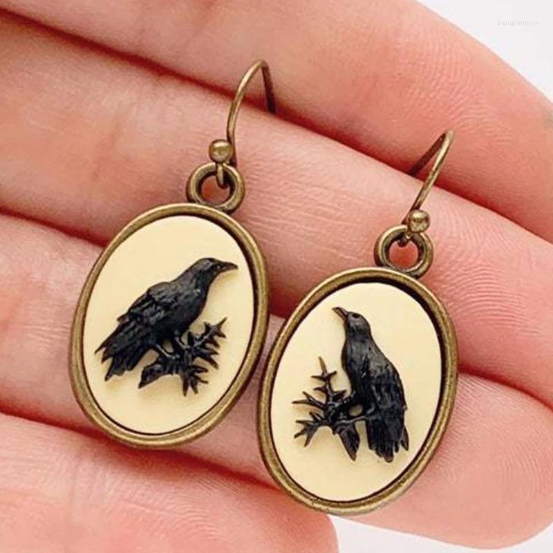 Dangle Earrings Retro Oval Black Crow Drop Women Party Accessories Ancien Ethnic Personalized
Dangle Earrings Retro Oval Black Crow Drop Women Party Accessories Ancien Ethnic Personalized