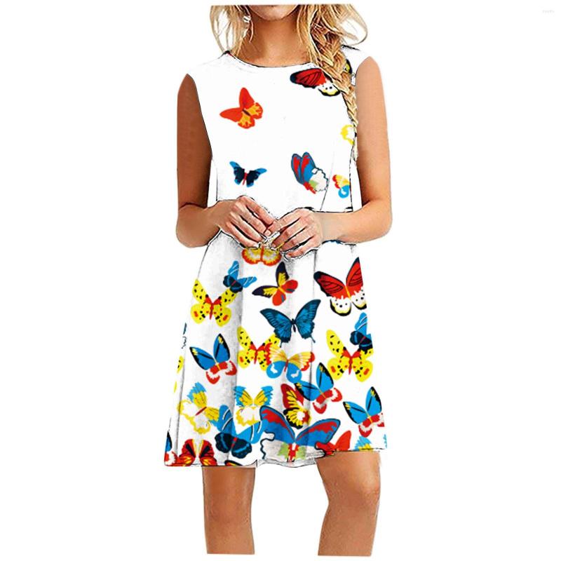 Casual Dresses Women Summer Beach Floral Tshirt Sundress Sleeveless Short Sleeve Sundresses Fit And Flare Dress Clothes, Khaki
Casual Dresses Women Summer Beach Floral Tshirt Sundress Sleeveless Short Sleeve Sundresses Fit And Flare Dress Clothes, Khaki