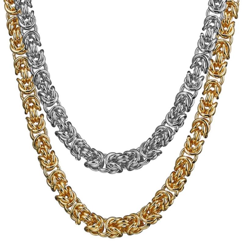 Chains 6/8/10mm Stainless Steel Silver Color/Gold Handmade Round Circle Byzantine Link Chain Men/Women Necklace Or Bracelet 1PCS 7-40"
Chains 6/8/10mm Stainless Steel Silver Color/Gold Handmade Round Circle Byzantine Link Chain Men/Women Necklace Or Bracelet 1PCS 7-40"