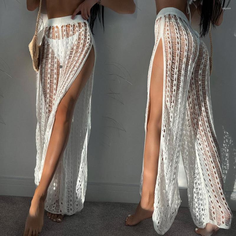Women' Swimwear Yiiciovy Women Summer Hollow Out Beach Swimming Pants Bikini Cover-up High Waist Hollowed See-through Slit Long Trousers
Women' Swimwear Yiiciovy Women Summer Hollow Out Beach Swimming Pants Bikini Cover-up High Waist Hollowed See-through Slit Long Trousers