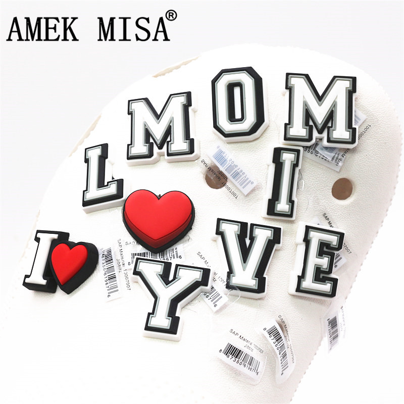 Other Original 26 Letters Shoe Charms Decoration Pvc Red Heart Buckles Accessories Fit Bands Wristband Kids Party X Mas Gifts Drop De Otu6A
Other Original 26 Letters Shoe Charms Decoration Pvc Red Heart Buckles Accessories Fit Bands Wristband Kids Party X Mas Gifts Drop De Otu6A
