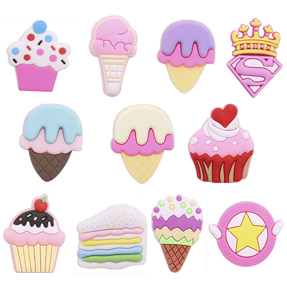 Other Mixed 50Pcs Cartoon Shoe Charms Dessert Food Cupcake Ice Cream Crown Queen Cake Stars Diy Wristbands Croc Jibz Decoration Drop Oticw
Other Mixed 50Pcs Cartoon Shoe Charms Dessert Food Cupcake Ice Cream Crown Queen Cake Stars Diy Wristbands Croc Jibz Decoration Drop Oticw
