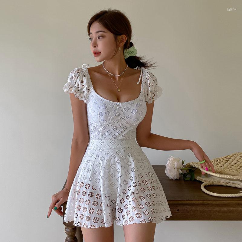 Women's Swimwear One Piece Beach Bathing Suit 2023 Women Swimsuits Tummy Control Swimsuit Vintage Solid Summer Beachwear, White
Women's Swimwear One Piece Beach Bathing Suit 2023 Women Swimsuits Tummy Control Swimsuit Vintage Solid Summer Beachwear, White