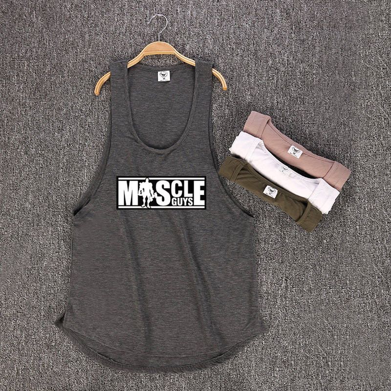 Men's Tank Tops Muscleguys Brand Bodybuilding Sleeveless Shirt Mens Gyms Top Low Cut Vest Sexy Muscle Fitness Stringer sportwear Undershirt 230414, Khaki
Men's Tank Tops Muscleguys Brand Bodybuilding Sleeveless Shirt Mens Gyms Top Low Cut Vest Sexy Muscle Fitness Stringer sportwear Undershirt 230414, Khaki