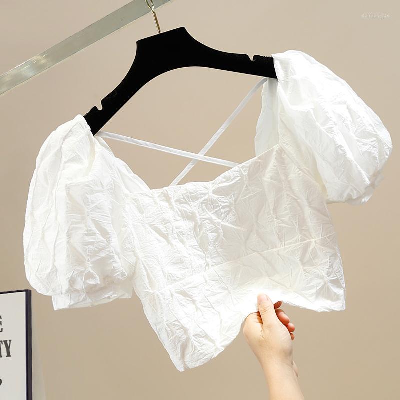 Women' Blouses Vintage Lantern Sleeve Square Collar Shirt Women Clothes Back Zipper Short Shirts For Blouse Girls High Waist Crop Top, White
Women' Blouses Vintage Lantern Sleeve Square Collar Shirt Women Clothes Back Zipper Short Shirts For Blouse Girls High Waist Crop Top, White