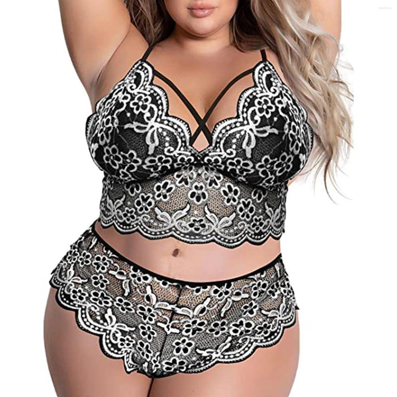 Bras Sets 2 Pieces Plus Size Bra Sexy Lingerie Women Fashion Lace Embroidery Underwear Sleepwear Pajamas Women's Exotic Set 4XL, Blue
Bras Sets 2 Pieces Plus Size Bra Sexy Lingerie Women Fashion Lace Embroidery Underwear Sleepwear Pajamas Women's Exotic Set 4XL, Blue