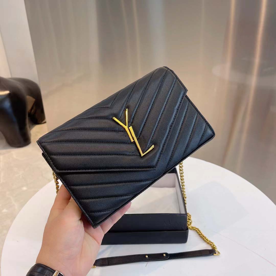 Designer Women Cross Body Bag Fashion Shoulder Bag Soft Leather Messenger Bag Chain Envelope Bag, #14