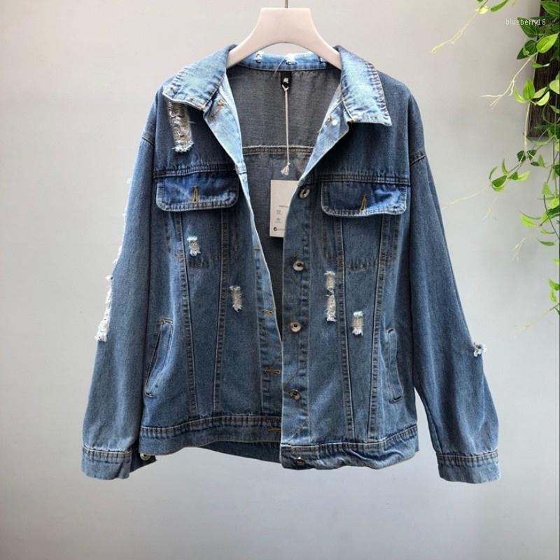 Women' Jackets Diamond Street Tassel Ripped Hole Washed Denim Coat Women Fashion Long Sleeve Turn Down Collar Female Tops Jeans -XL, Light blue
Women' Jackets Diamond Street Tassel Ripped Hole Washed Denim Coat Women Fashion Long Sleeve Turn Down Collar Female Tops Jeans -XL, Light blue