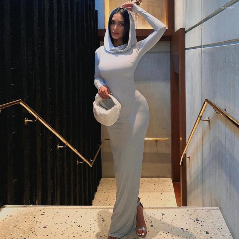Casual Dresses 2023 Summer Women' Hooded High Elastic Long Sleeve Split Elegant Sexy Slim Dress, Gray
Casual Dresses 2023 Summer Women' Hooded High Elastic Long Sleeve Split Elegant Sexy Slim Dress, Gray