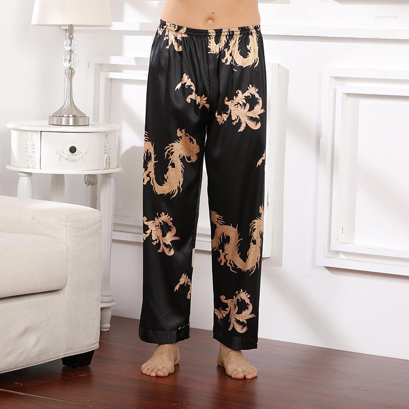 Men's Sleepwear Pants For Men Silk Summer Sleeping Wear Soft Lounge Sleep Satin Imitation Trousers Print Pajama Bottoms Dragon, Black
Men's Sleepwear Pants For Men Silk Summer Sleeping Wear Soft Lounge Sleep Satin Imitation Trousers Print Pajama Bottoms Dragon, Black