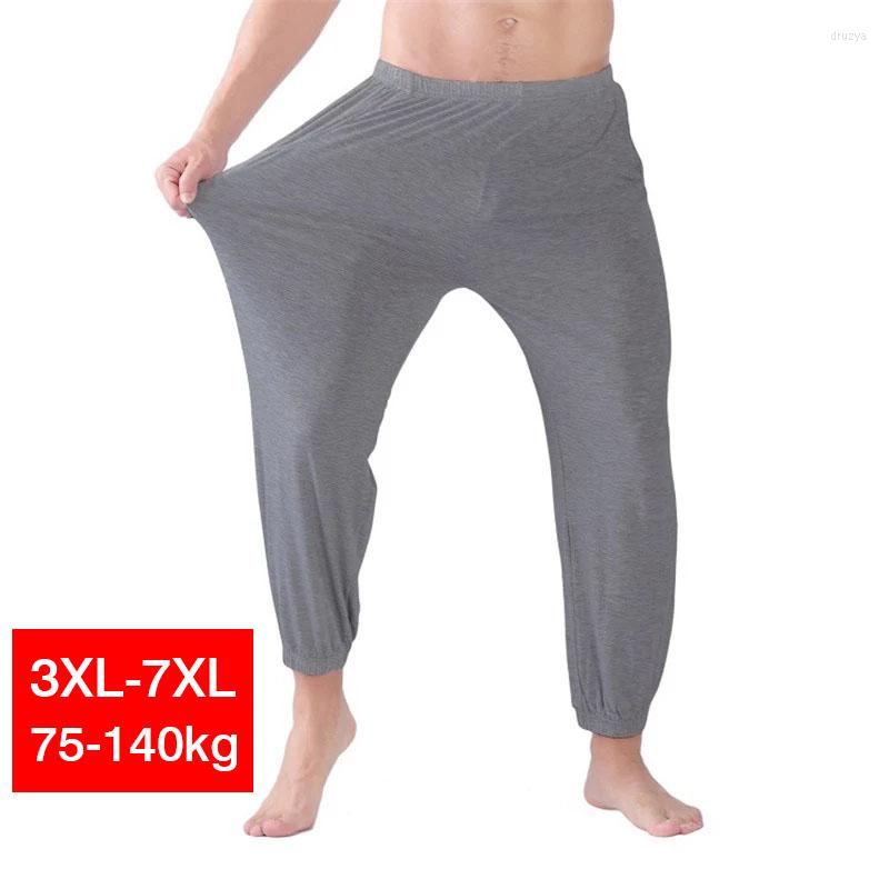 Men's Sleepwear Plus Size 5XL 6XL 7XL Modal Cotton Men's Pajamas Spring Summer Home Pants Casual Male Yoga Trousers Elastic Loose Sleep, Black
Men's Sleepwear Plus Size 5XL 6XL 7XL Modal Cotton Men's Pajamas Spring Summer Home Pants Casual Male Yoga Trousers Elastic Loose Sleep, Black