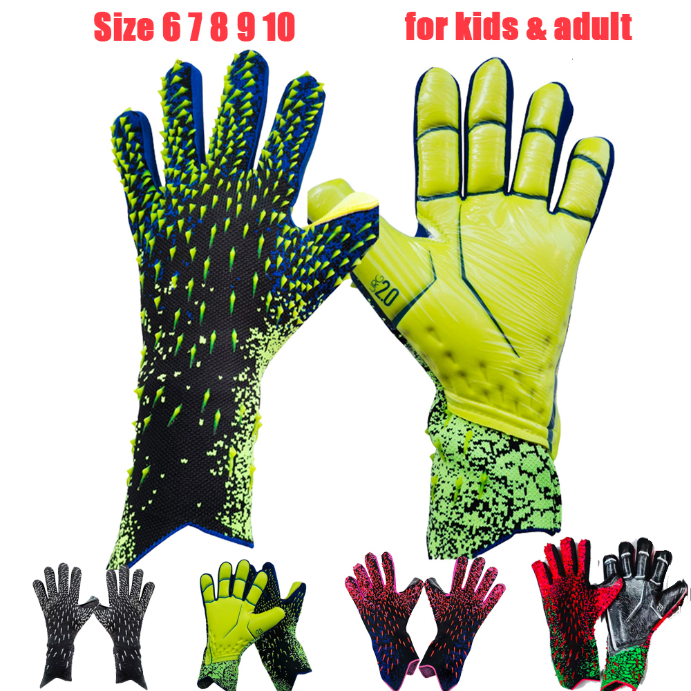 Sports Gloves Latex Goalkeeper Thickened Football Professional Protection Adults Teenager Soccer Goalie 230413, Size6 black
Sports Gloves Latex Goalkeeper Thickened Football Professional Protection Adults Teenager Soccer Goalie 230413, Size6 black