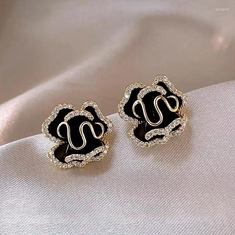 Dangle Earrings Black Camellia Flower For Women Rhinestone Elegant Lovely Fashion Banquet Bride Accessories Gift Friend
Dangle Earrings Black Camellia Flower For Women Rhinestone Elegant Lovely Fashion Banquet Bride Accessories Gift Friend