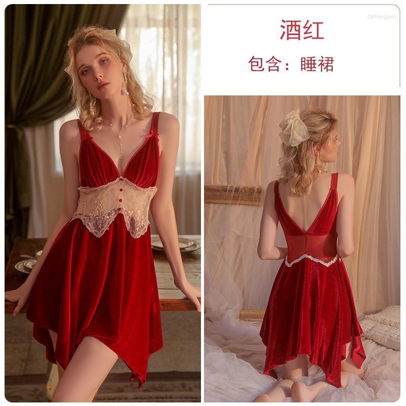 Women's Sleepwear Female Drees Elegant Pajama Dress Sexy Sleep Wear Fashion Underwear Polyester Night Gowns For Women 2023 Simplicity
Women's Sleepwear Female Drees Elegant Pajama Dress Sexy Sleep Wear Fashion Underwear Polyester Night Gowns For Women 2023 Simplicity
