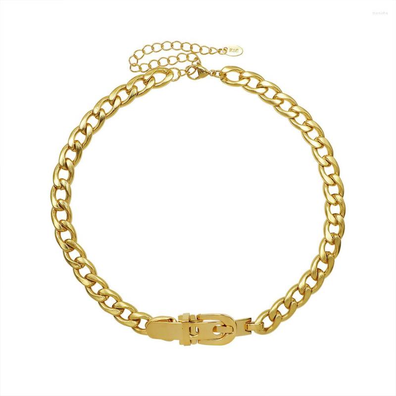 Choker 2023 Charm Belt Clasp Fashion Stainless Steel Clavicle Necklace For Women Bijoux Jewelry Korean Accessories
Choker 2023 Charm Belt Clasp Fashion Stainless Steel Clavicle Necklace For Women Bijoux Jewelry Korean Accessories