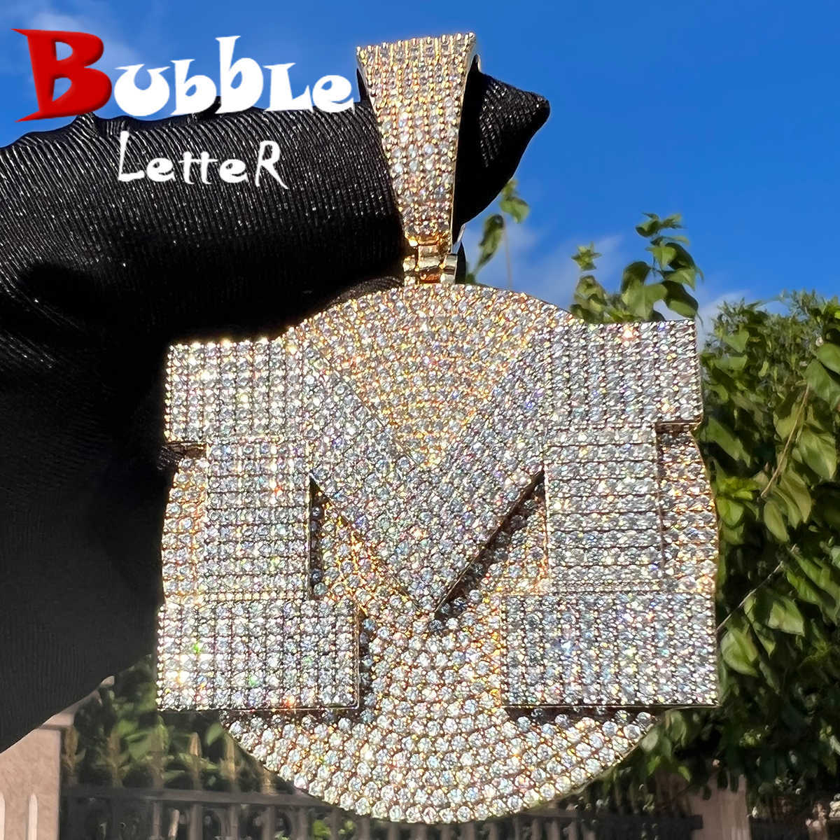 Pendant Necklaces Bubble Letter Iced Out Disc Pendant Custom Name Necklace Men Personalized Charms Real Gold Plated Hip Hop Jewelry Prong Setting T230413
Pendant Necklaces Bubble Letter Iced Out Disc Pendant Custom Name Necklace Men Personalized Charms Real Gold Plated Hip Hop Jewelry Prong Setting T230413