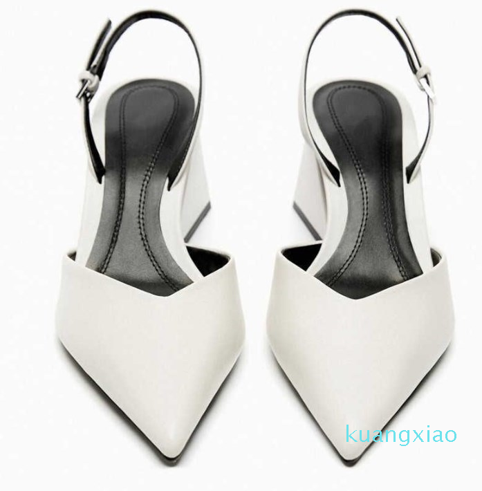 Sandals White Block Heel Pumps for Women Pointed Toe Slingback Court Shoes Summer Heels Female Elegant Wedding Pump Heeled
Sandals White Block Heel Pumps for Women Pointed Toe Slingback Court Shoes Summer Heels Female Elegant Wedding Pump Heeled