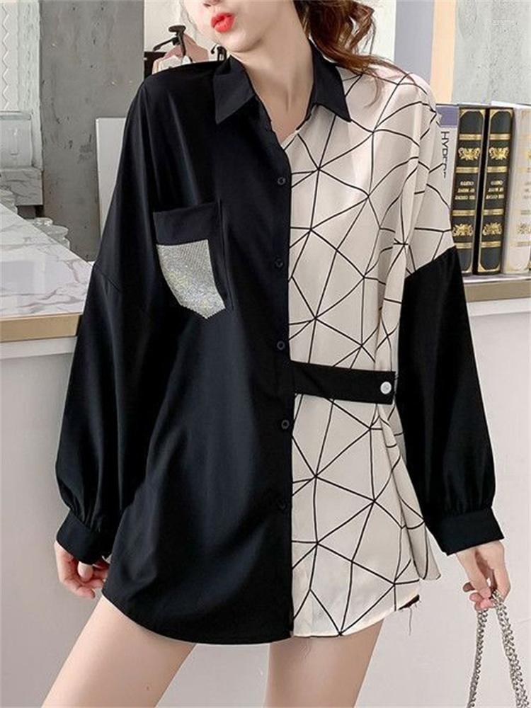 Women's Blouses 2023 Asymmetrical Patchwork Pocket Single Breasted Casual Shirts Fashion Spring Autumn Women Clothing Comfortable Thin Tops, Green
Women's Blouses 2023 Asymmetrical Patchwork Pocket Single Breasted Casual Shirts Fashion Spring Autumn Women Clothing Comfortable Thin Tops, Green