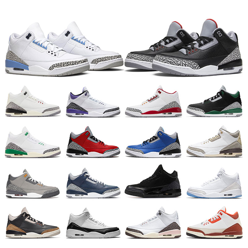 men basketball shoes 3s jumpman 3 sneakers UNC Cardinal Red White Cement Reimagined Black Cement Dark Iris Cool Grey Lucky Green Rust Pink womens sports trainers, 22
men basketball shoes 3s jumpman 3 sneakers UNC Cardinal Red White Cement Reimagined Black Cement Dark Iris Cool Grey Lucky Green Rust Pink womens sports trainers, 22