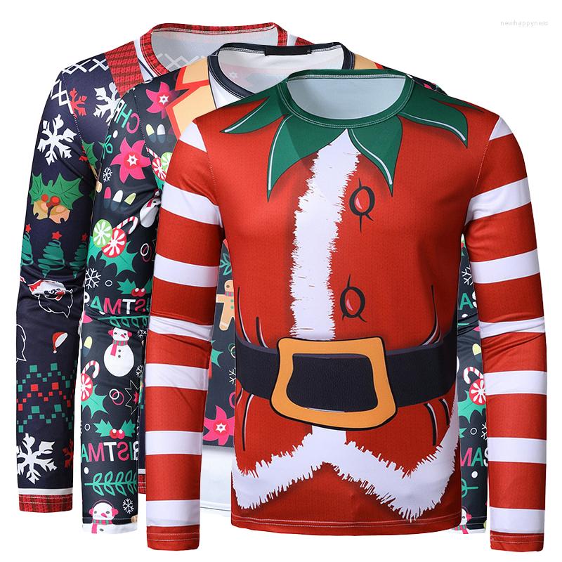 Men's T Shirts Men's Autumn Long Sleeve T-shirt Male Tshirt Christmas Shirt 3D Print Tee Tops Clothing Streetwear Year O-Neck Clothes, Nsc005-19
Men's T Shirts Men's Autumn Long Sleeve T-shirt Male Tshirt Christmas Shirt 3D Print Tee Tops Clothing Streetwear Year O-Neck Clothes, Nsc005-19
