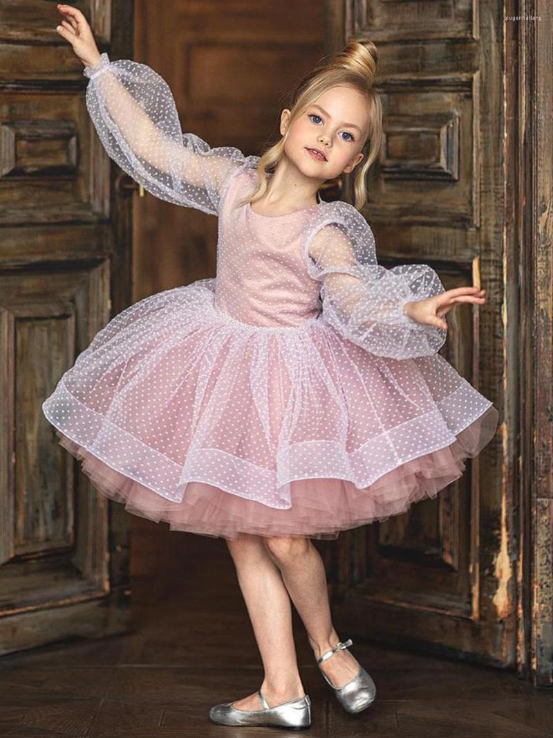 Girl Dresses Illusion Children's Elegant Dress Tulle Puffy Child Evening Long Sleeves Kid's Ruffles Pink Flower, Red
Girl Dresses Illusion Children's Elegant Dress Tulle Puffy Child Evening Long Sleeves Kid's Ruffles Pink Flower, Red