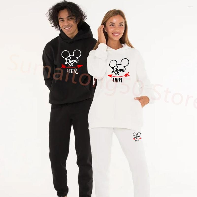 Men' Tracksuits Couple Sweatshirt Sweatpants 2 Piece Set Love Her Print Tracksuit Men' Hoodie Suit Casual Jogging Women Clothing, White-pants-style 2
Men' Tracksuits Couple Sweatshirt Sweatpants 2 Piece Set Love Her Print Tracksuit Men' Hoodie Suit Casual Jogging Women Clothing, White-pants-style 2