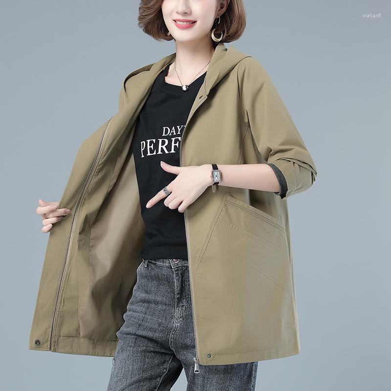Women's Jackets 2023 Autumn Women Long Sleeve Windbreaker Korean Loose Hooded Coat Casual Female Jacket Outwear 4XL, Black
Women's Jackets 2023 Autumn Women Long Sleeve Windbreaker Korean Loose Hooded Coat Casual Female Jacket Outwear 4XL, Black
