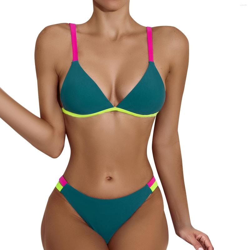 Women' Swimwear Women' Fashion Bikini Split Swimsuit Beach Two Piece Set With Chest Pad Without Steel Support Sexy Strap Low Waist
Women' Swimwear Women' Fashion Bikini Split Swimsuit Beach Two Piece Set With Chest Pad Without Steel Support Sexy Strap Low Waist