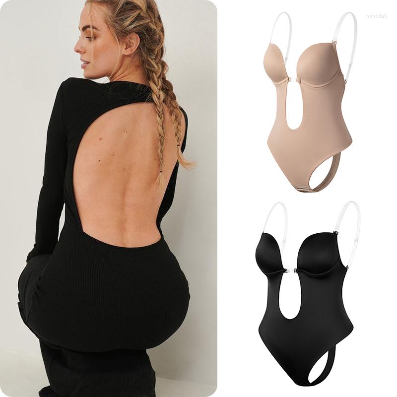 Women's Shapers Backless Shapewear Underwear Women Waist Trainer Slim Body Shaper Bodysuit Underwire Push Up Bodyshapers Thong, Black
Women's Shapers Backless Shapewear Underwear Women Waist Trainer Slim Body Shaper Bodysuit Underwire Push Up Bodyshapers Thong, Black