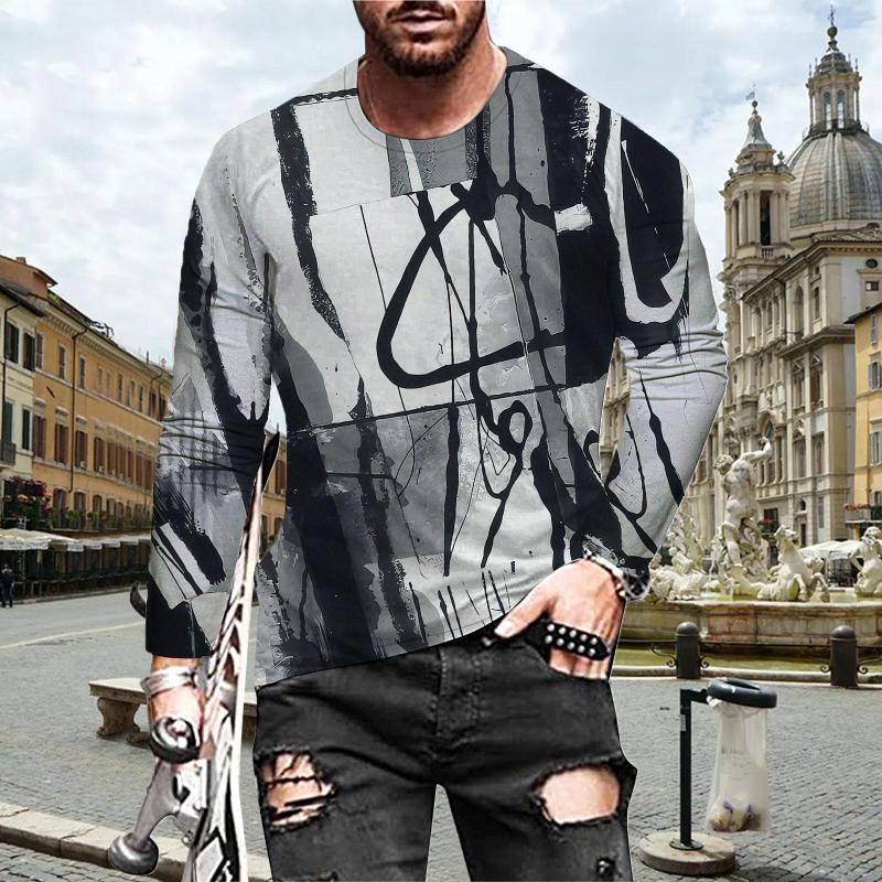 Men's T Shirts Summer Mens Oversized Loose Clothes Vintage Long Sleeve Fashion Letters Printed O Collared Tshirts For Men, Blue
Men's T Shirts Summer Mens Oversized Loose Clothes Vintage Long Sleeve Fashion Letters Printed O Collared Tshirts For Men, Blue