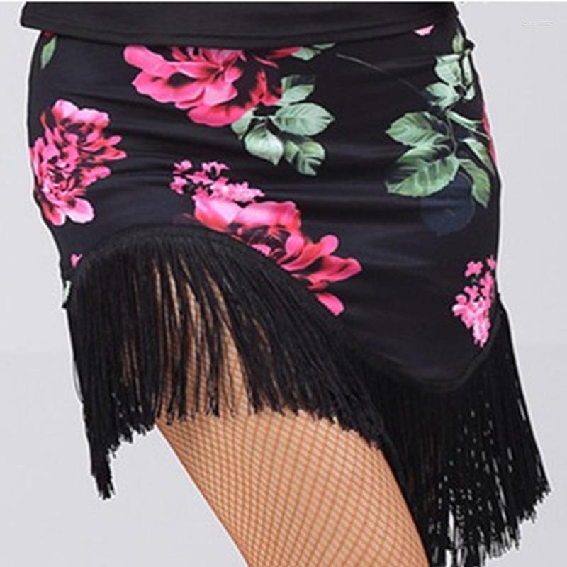 Stage Wear Adult Flower Print Fringed Ballroom Latin Skirt Sexy Tassel Dance Dress Costume Women's Samba Women, Color 4
Stage Wear Adult Flower Print Fringed Ballroom Latin Skirt Sexy Tassel Dance Dress Costume Women's Samba Women, Color 4