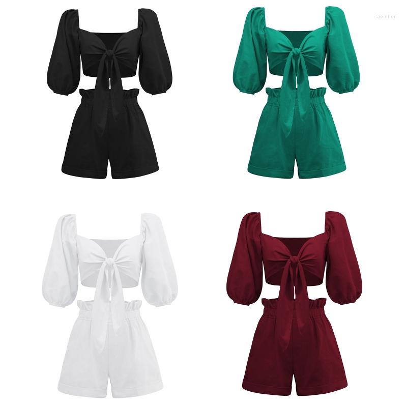 Women' Tracksuits Womens Summer 2 Piece Cotton Linen Solid Outfits Half Sleeve Tie Knot Front Crop Top Cardigan With Waist Shorts, Green
Women' Tracksuits Womens Summer 2 Piece Cotton Linen Solid Outfits Half Sleeve Tie Knot Front Crop Top Cardigan With Waist Shorts, Green