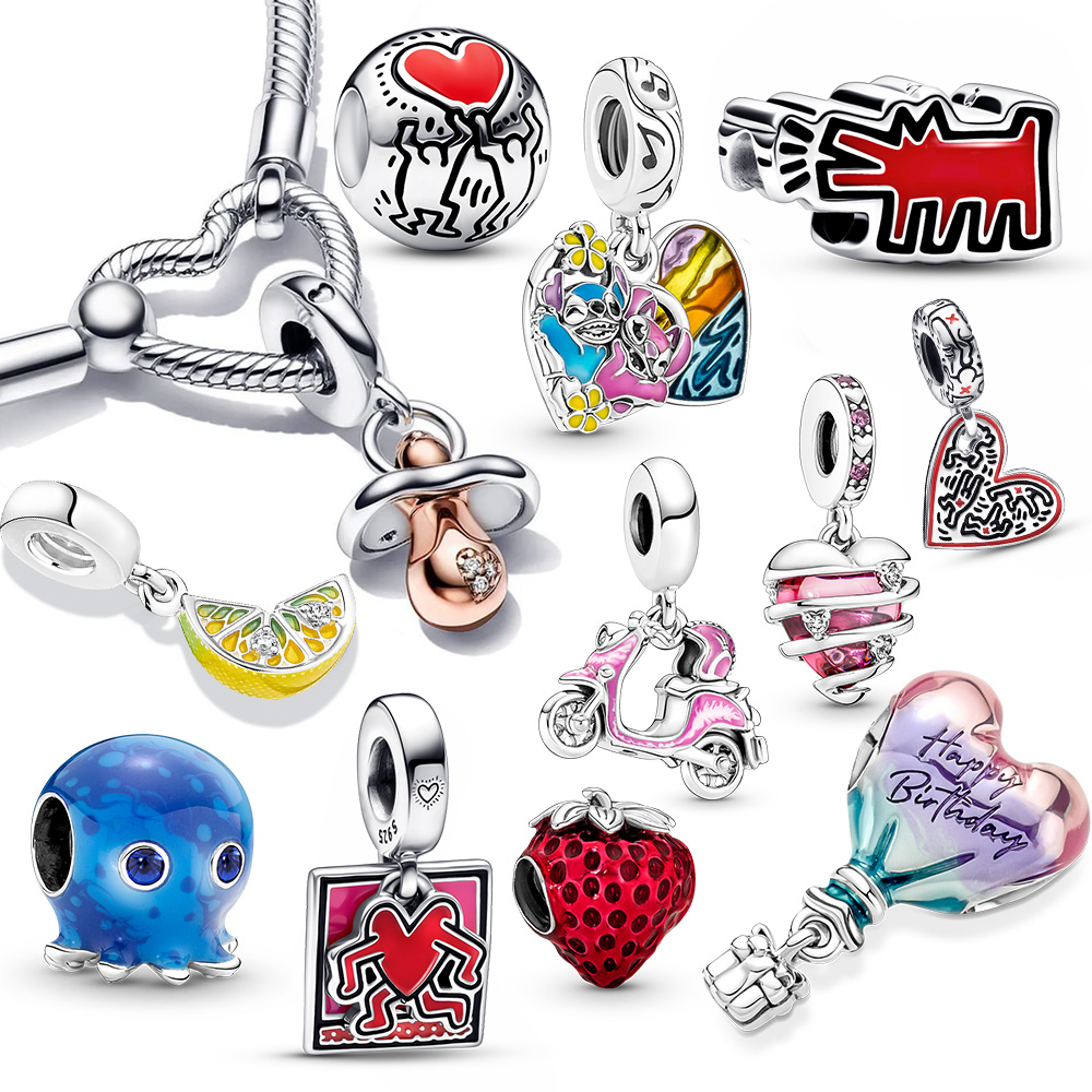 sterling silver Haring charms bracelets Hollow beads Heart Stitch Pendant Fit original pandora Bracelet women designer jewelry gift
sterling silver Haring charms bracelets Hollow beads Heart Stitch Pendant Fit original pandora Bracelet women designer jewelry gift