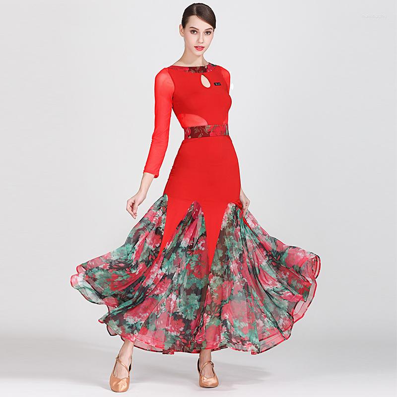 Stage Wear Mesh Ballroom Dance Clothes Women Drag Outfit Designer Dress Floral Waltz Dancing Outfits Costume Tango JL2699, Black
Stage Wear Mesh Ballroom Dance Clothes Women Drag Outfit Designer Dress Floral Waltz Dancing Outfits Costume Tango JL2699, Black