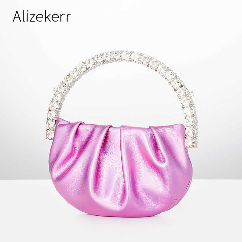 Evening bag Women Round Diamond Clutch Bag 2022 Chic Mini Designer Rose Red Plea, Blue polyester
Evening bag Women Round Diamond Clutch Bag 2022 Chic Mini Designer Rose Red Plea, Blue polyester