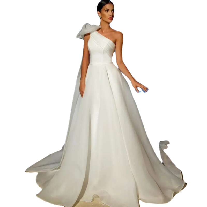 SoDigne Modern Organza Wedding Dress One Shoulder A Line Bridal Dresses Robe De Mariee Women Wedding Gowns, White
SoDigne Modern Organza Wedding Dress One Shoulder A Line Bridal Dresses Robe De Mariee Women Wedding Gowns, White
