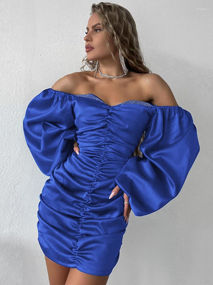 Casual Dresses UKCNSEP Satin Strapless Puff Sleeve Mini Dress For Women 2023 Autumn Off-shoulder Backless Bodycon Ruched Short, Black
Casual Dresses UKCNSEP Satin Strapless Puff Sleeve Mini Dress For Women 2023 Autumn Off-shoulder Backless Bodycon Ruched Short, Black